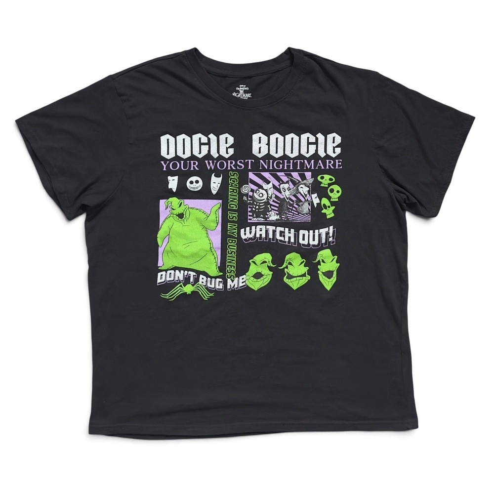 Oogie Boogie Your Worst Nightmare Shirt Disney Nightmare Before Christmas Sz L